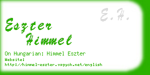 eszter himmel business card